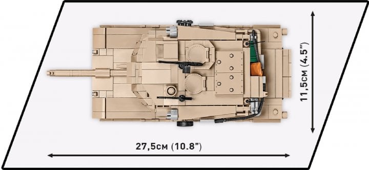 Конструктор Cobi Танк M1A2 Abrams, масштаб 1:35, 975 деталей (COBI-2622) - фото 10