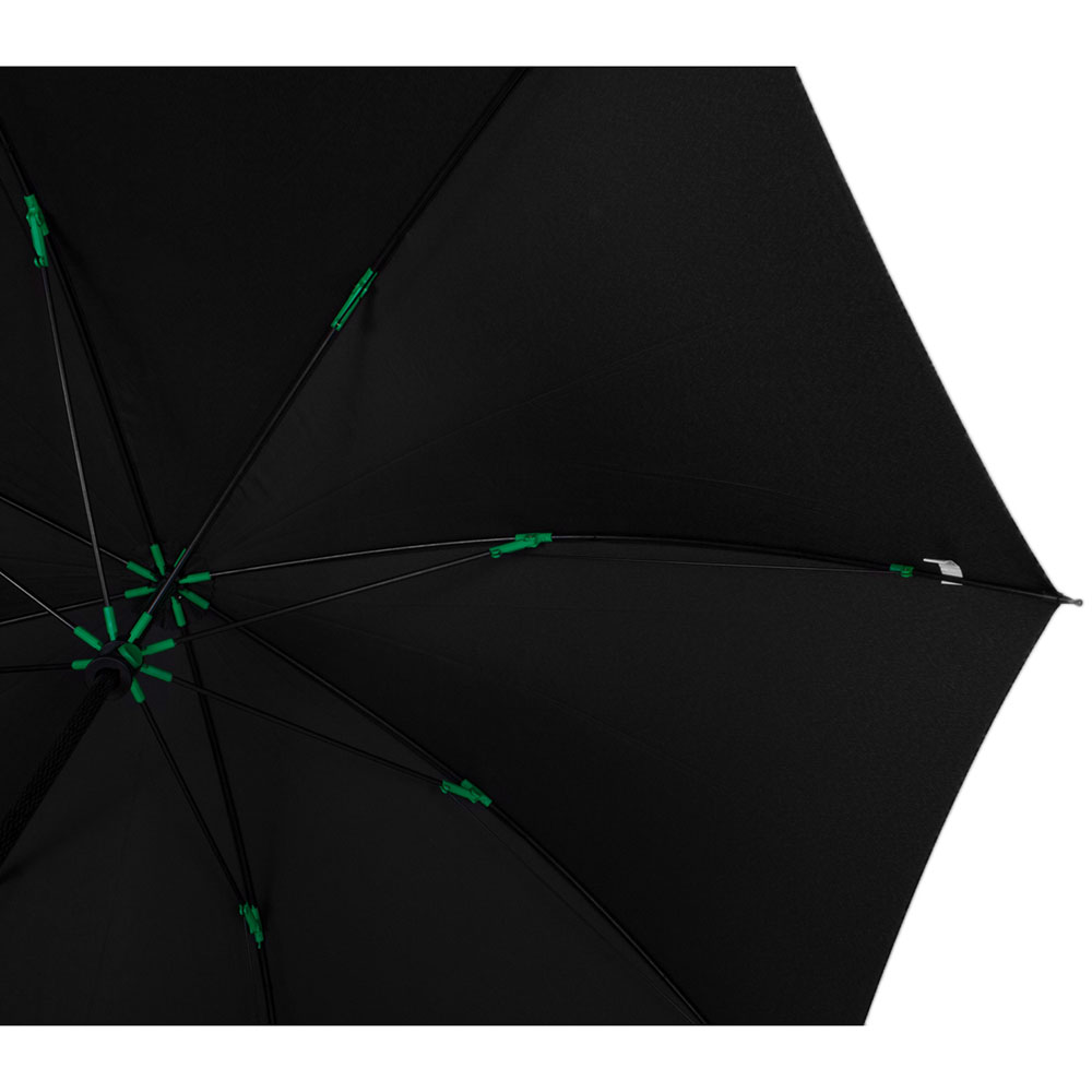 Мужской зонт-трость механический Fulton 131 см черный - фото 3