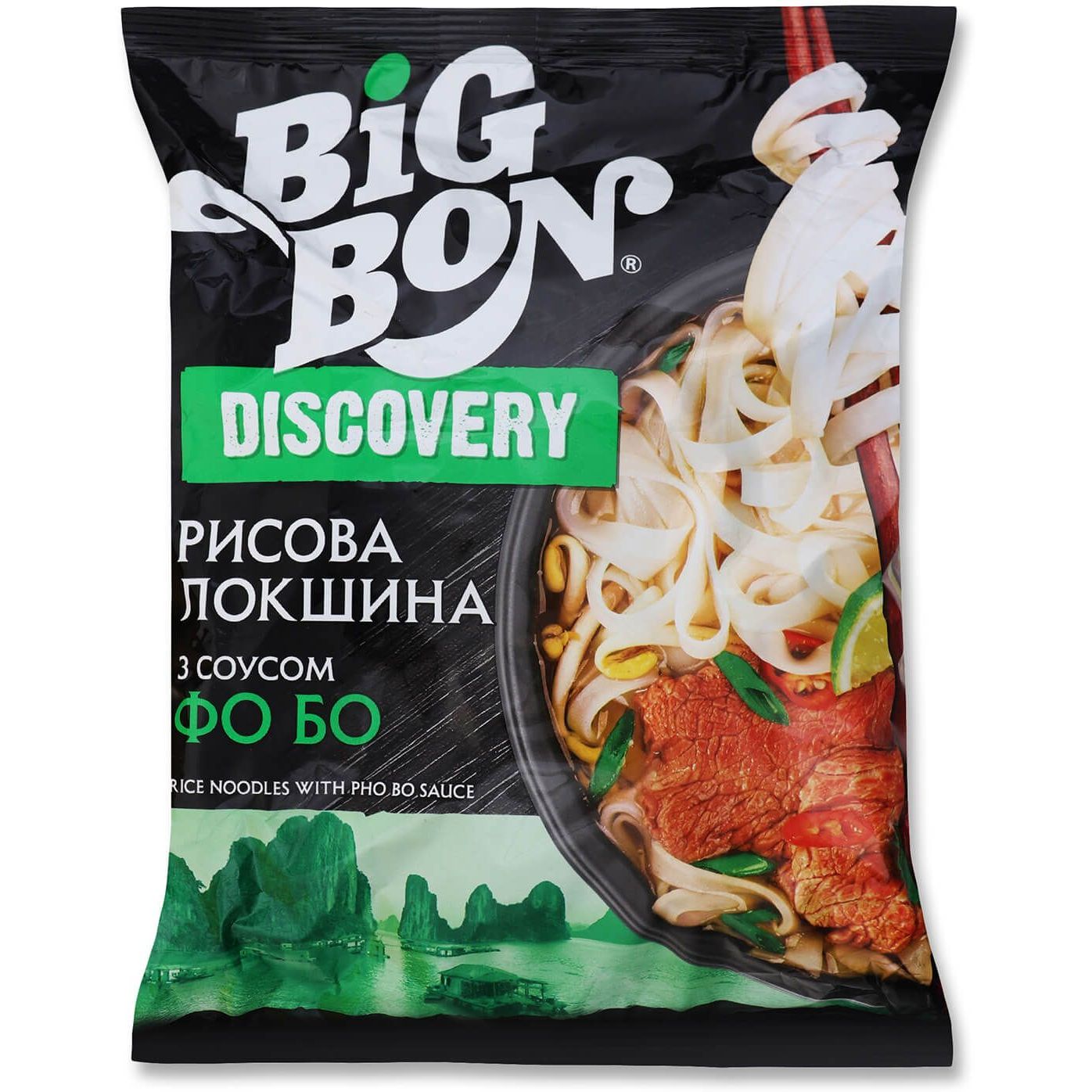 Локшина Big Bon Discovery рисова по-в'єтнамськи Фо Бо 65 г (840520) - фото 1