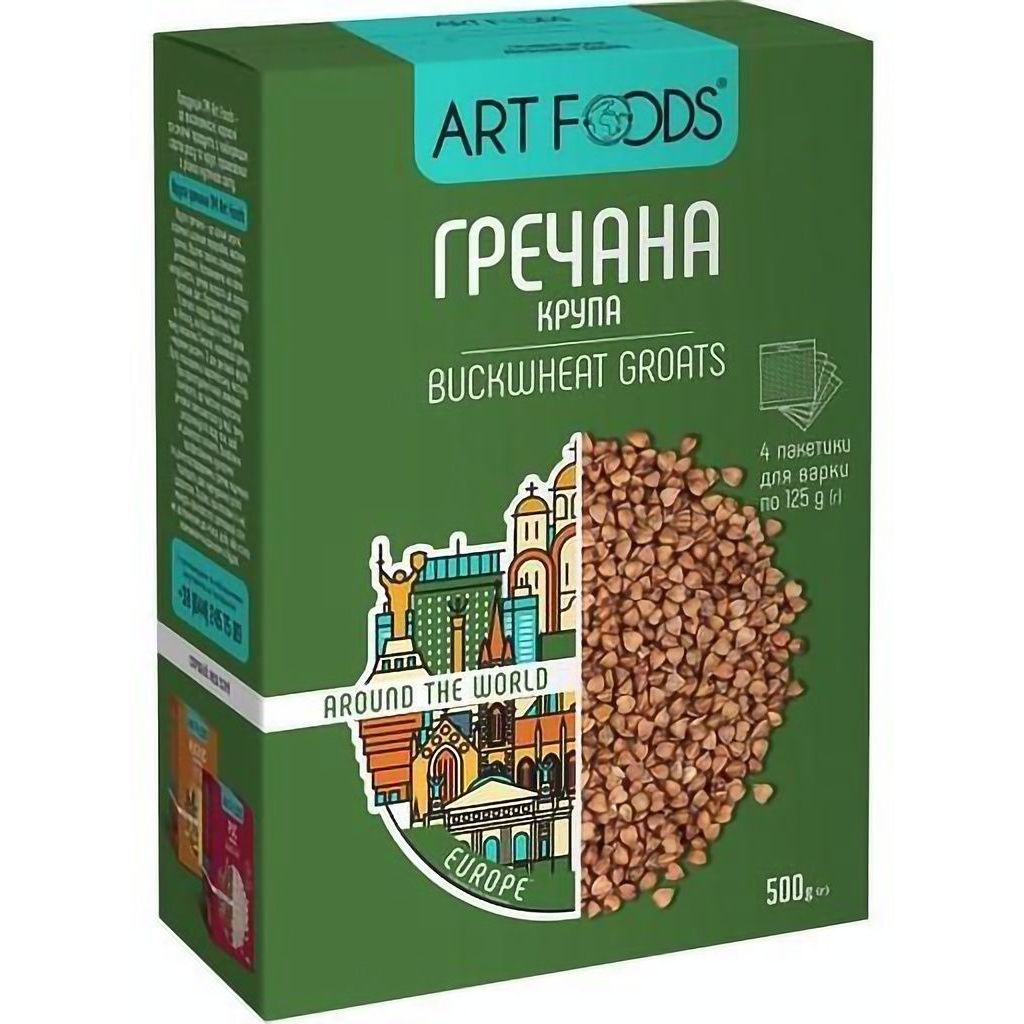 Крупа Art Foods гречана 500 г (504025) - фото 1