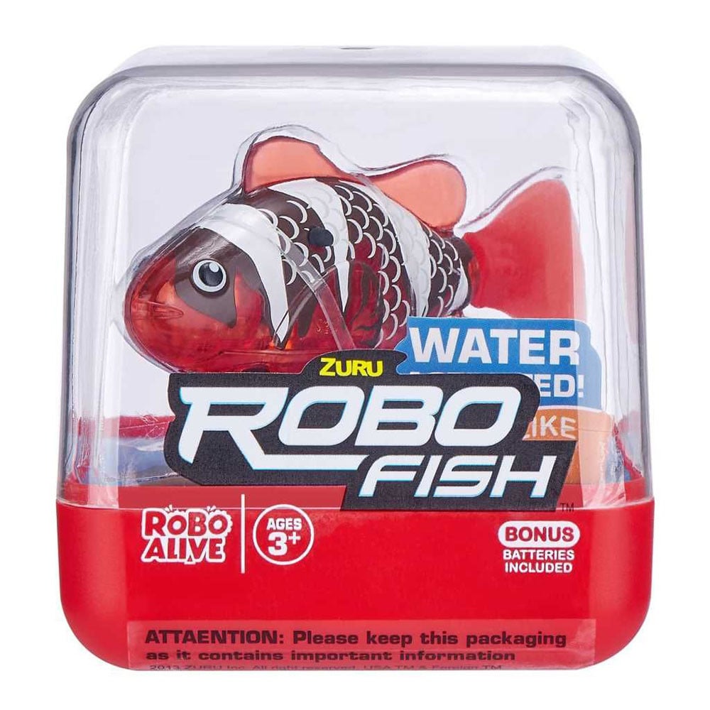 Интерактивная игрушка Robo Alive Роборыбка красная (7125SQ1-5) - фото 1
