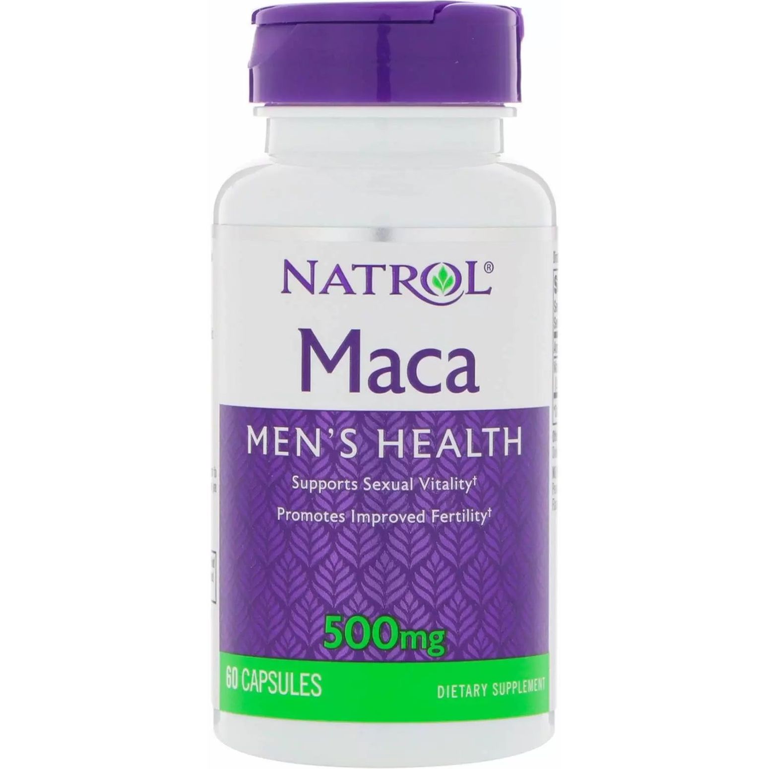 Мака перуанская Natrol Maca 500 мг 60 капсул - фото 1