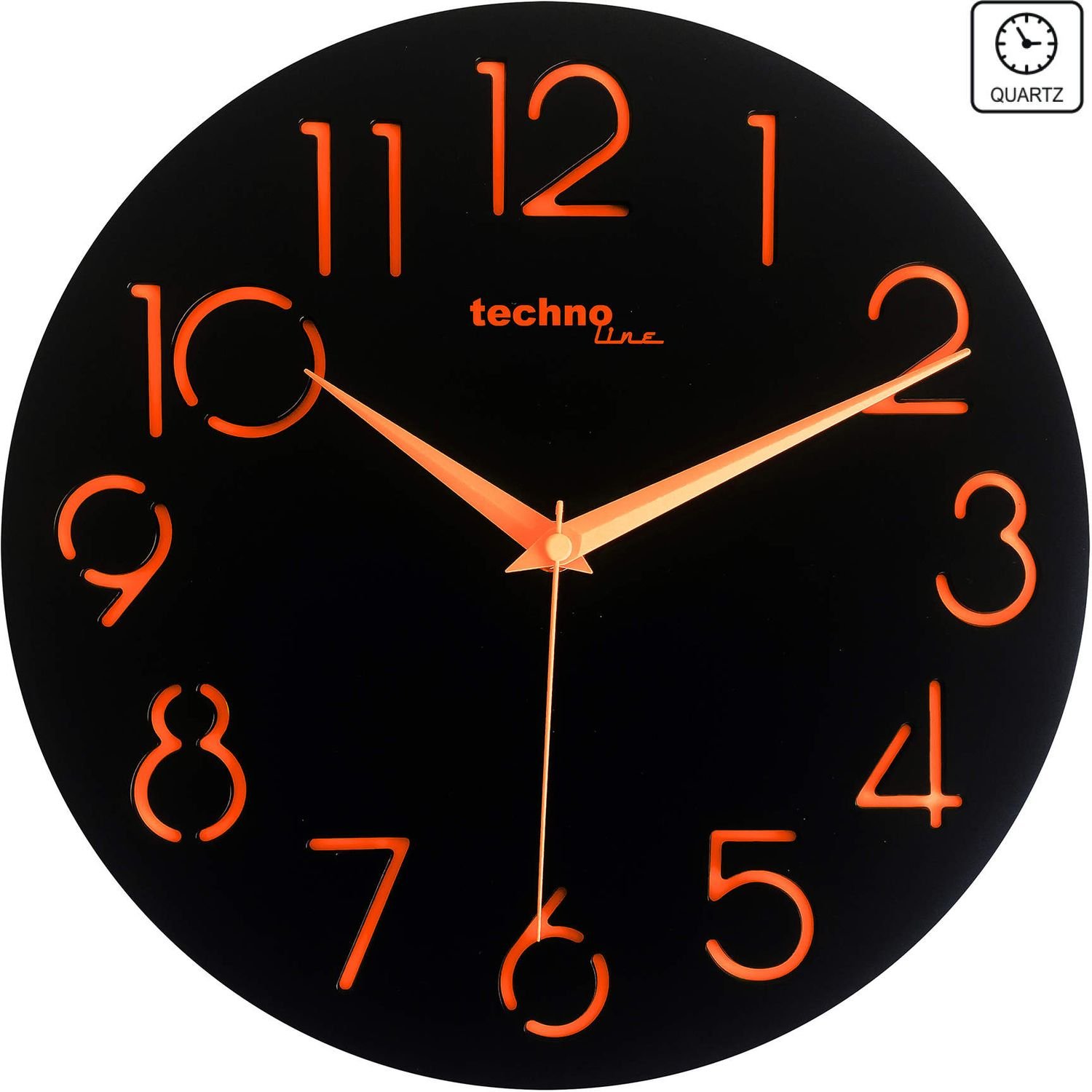 Часы настенные Technoline WT7230 Black (WT7230) - фото 2