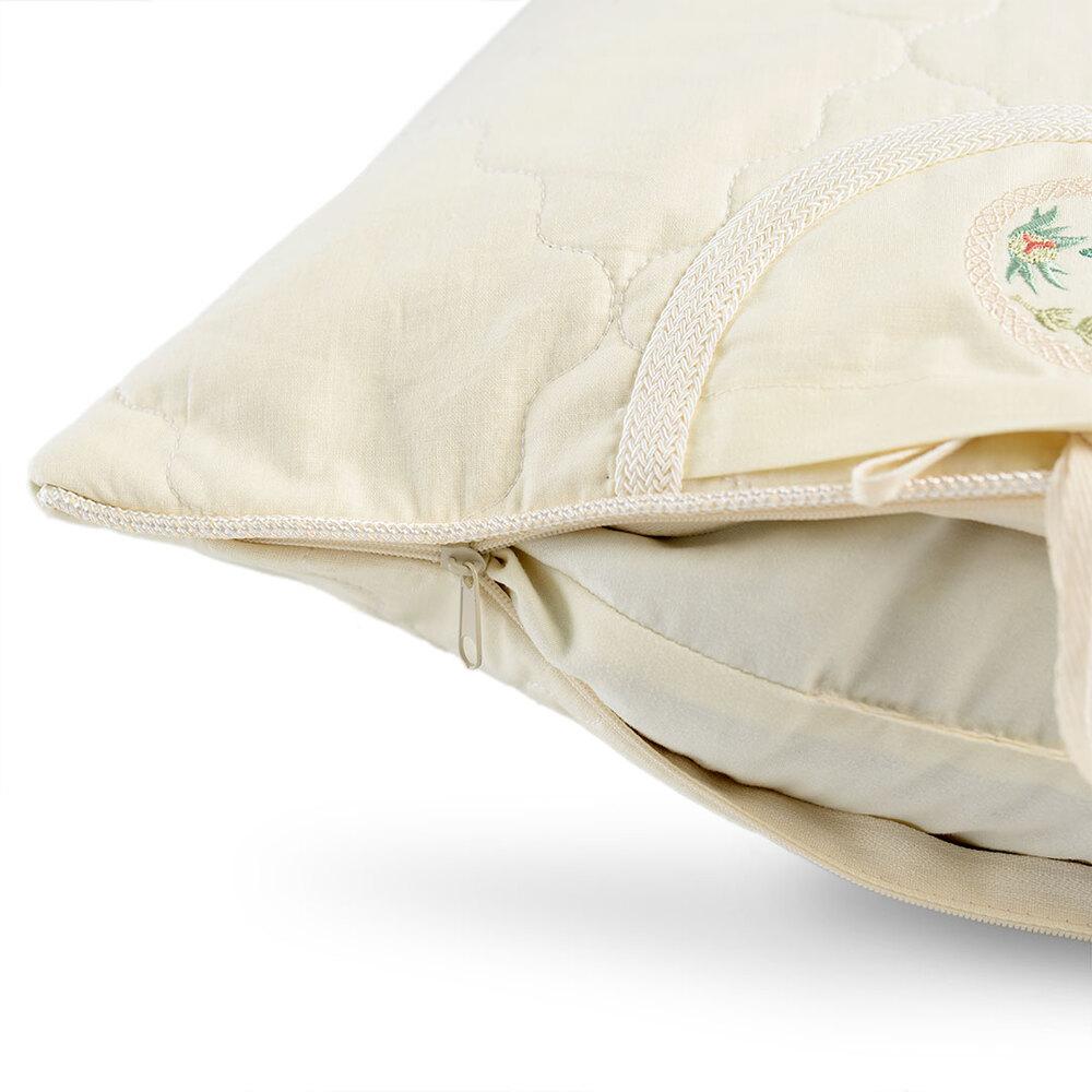 Подушка Ideia Aromavita, с гречневой шелухой, 40х40 см, молочный (8-29870) - фото 3
