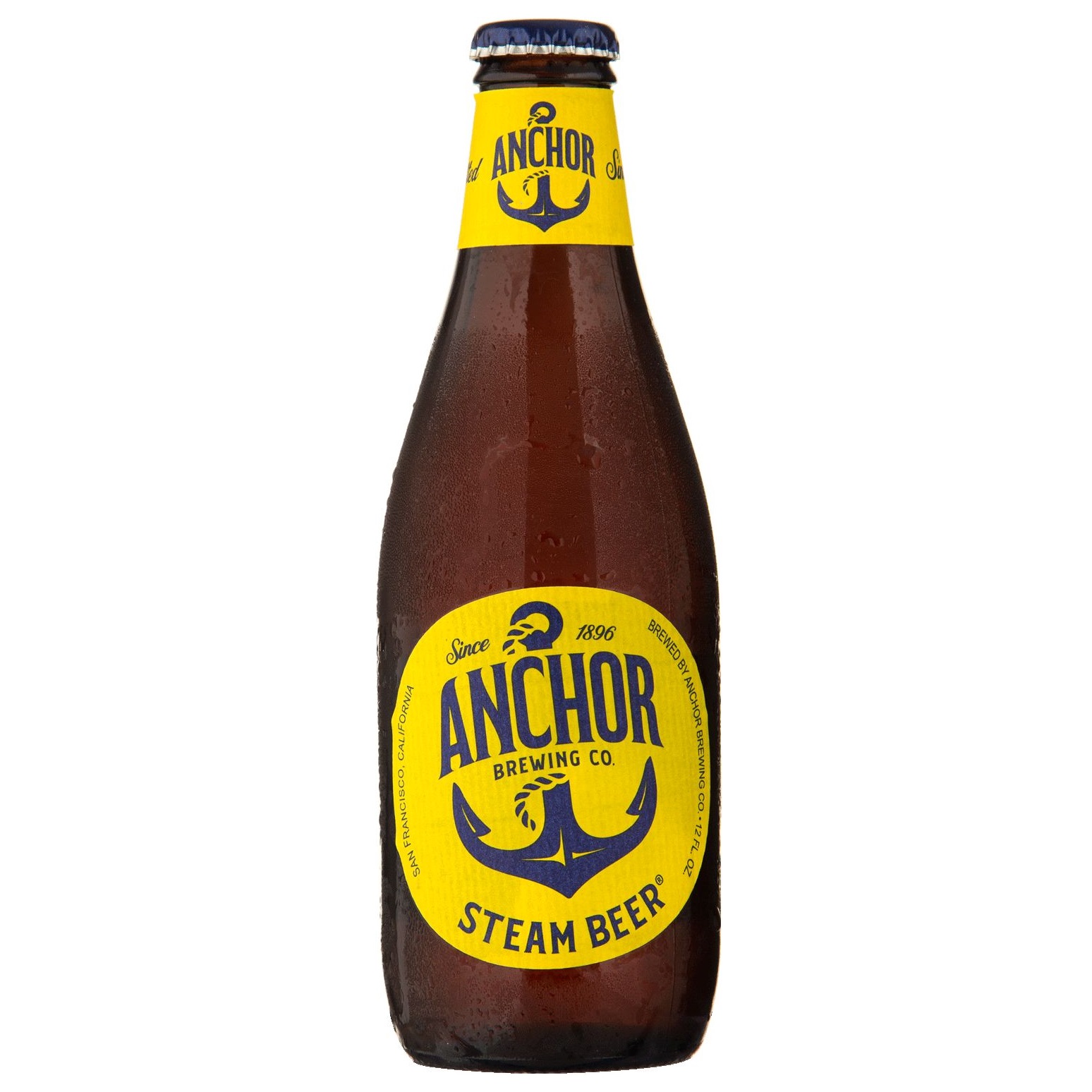 Пиво Anchor Steam Beer, янтарне, 4,9% 0,355 л (19386) - фото 1
