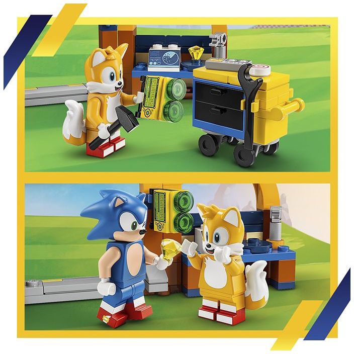 Конструктор LEGO Sonic the Hedgehog Майстерня Тейлз та літак Торнадо, 376 деталей (76991) - фото 7