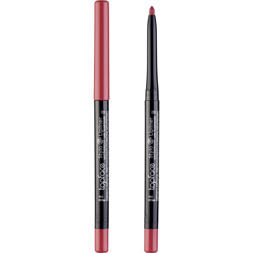 Олівець для губ TopFace Stylo Lipliner PT618 відтінок 006 0.29 г - фото 2