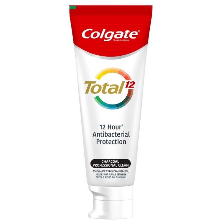 Зубна паста Colgate Total 12 деревне вугілля 75 мл - фото 1