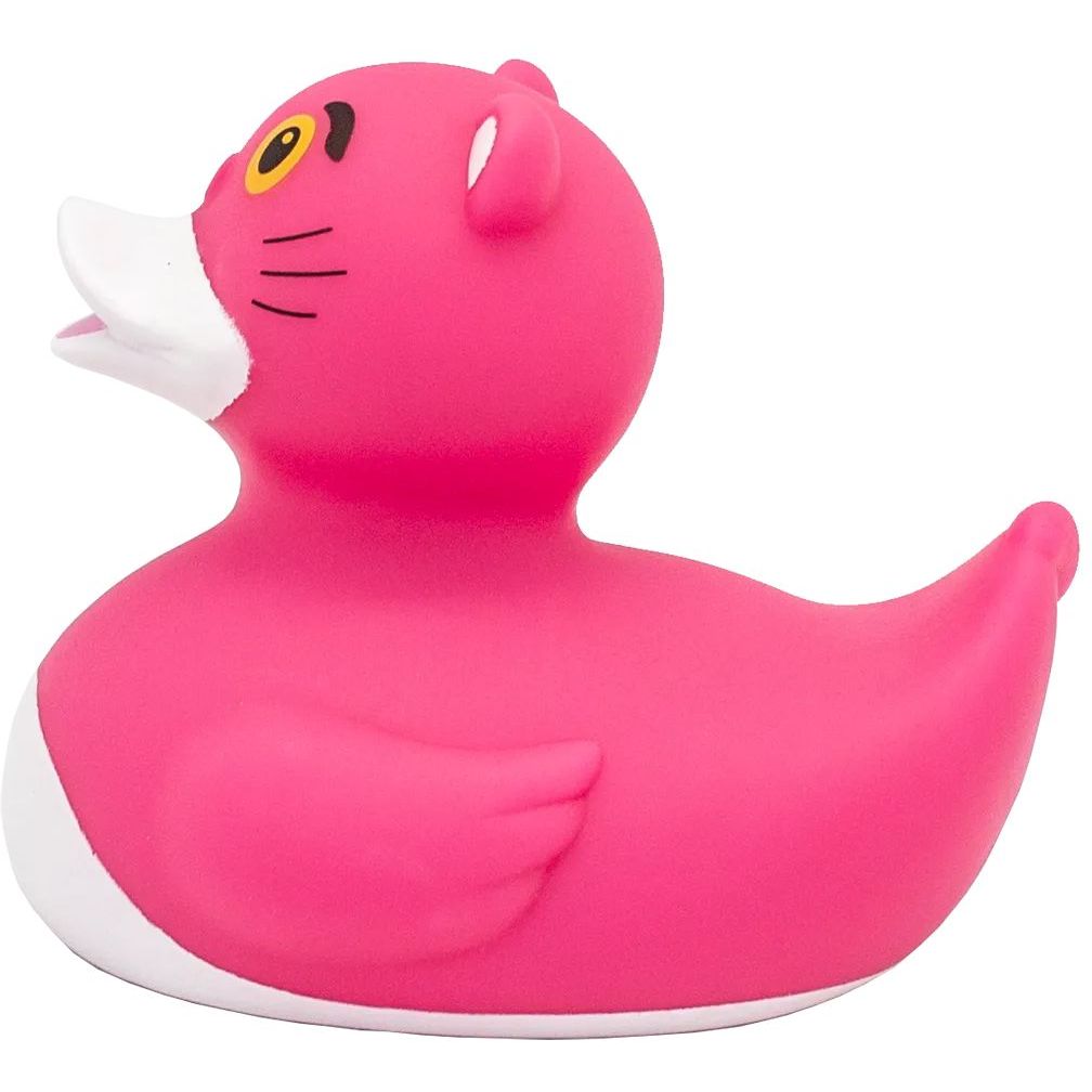 Игрушка для купания FunnyDucks Утка-пантера, розовая (1314) - фото 4