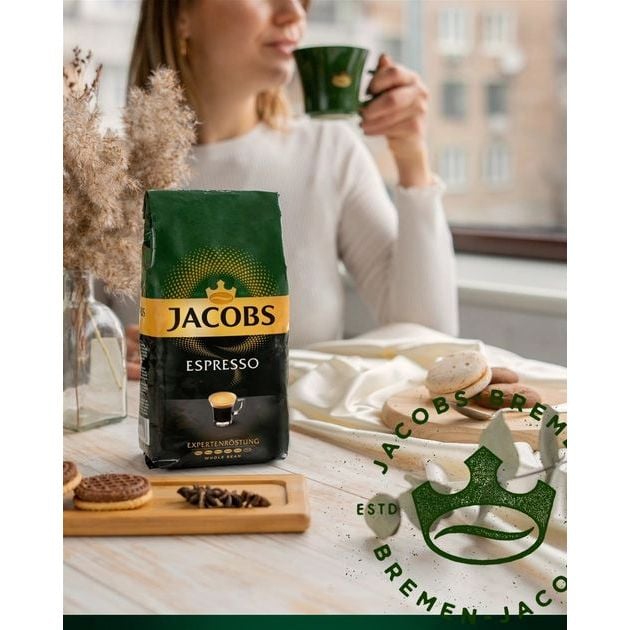 Кофе в зернах Jacobs Espresso Expertenrostung, 1 кг (759190) - фото 2
