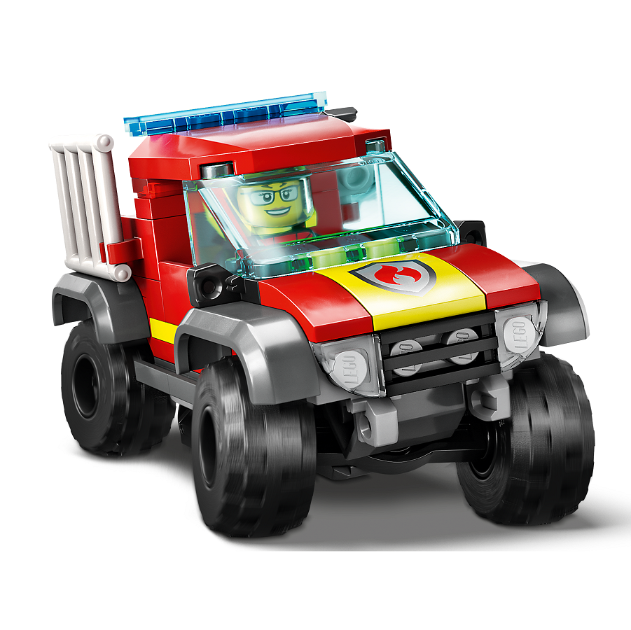 Конструктор LEGO City Пожарно-спасательный внедорожник, 97 деталей (60393) - фото 5