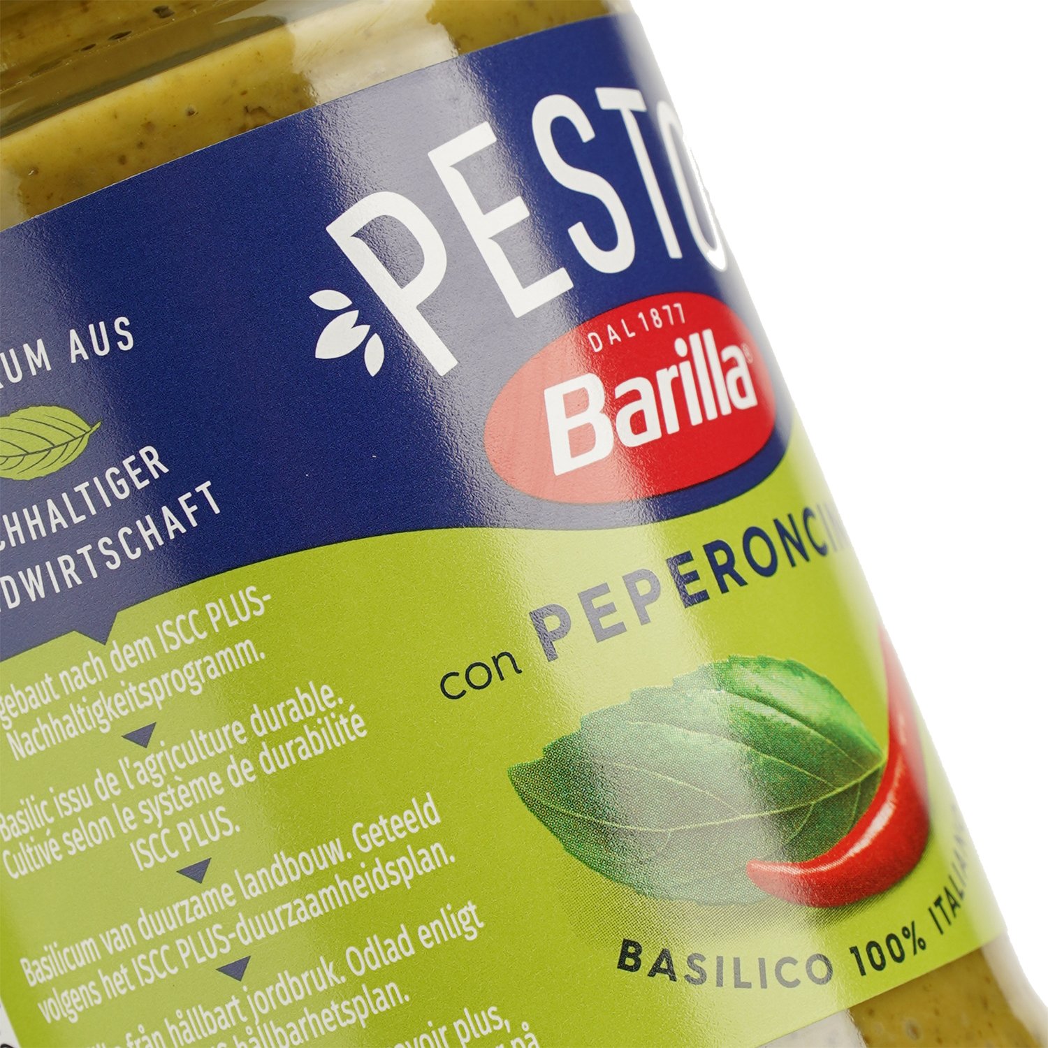 Соус Barilla Pesto Peperoncino Basilico 195 г - фото 4