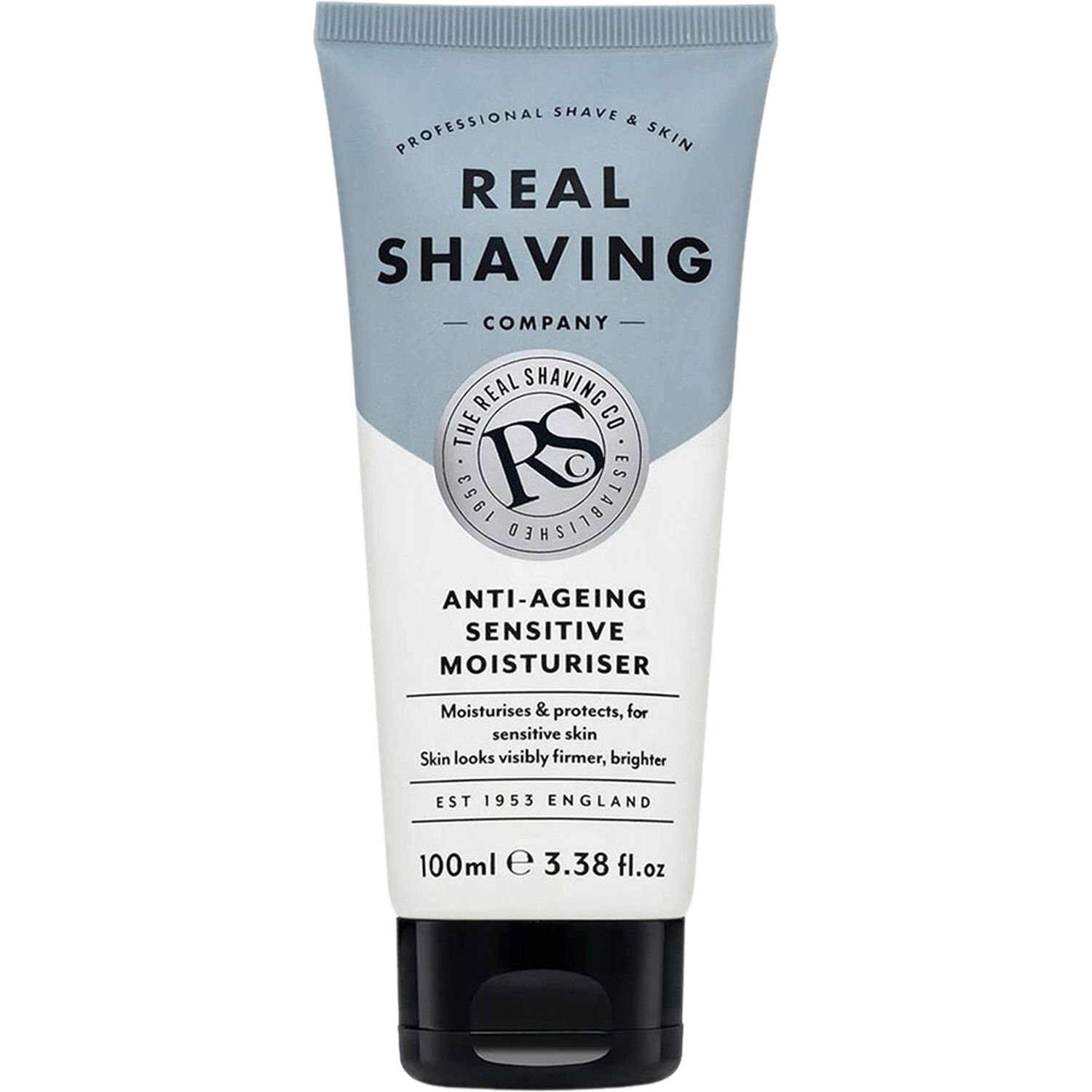 Крем для лица The Real Shaving Company Anti-Ageing Sensitive Moisturizer Увлажняющий 100 мл - фото 1