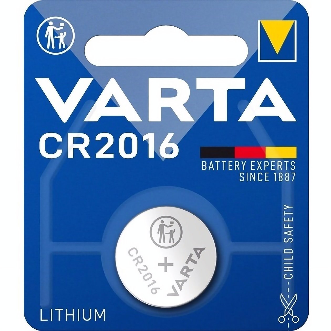 Батарейка Varta CR 2016 Bli 1 Lithium, 1 шт. (6016101401) - фото 1
