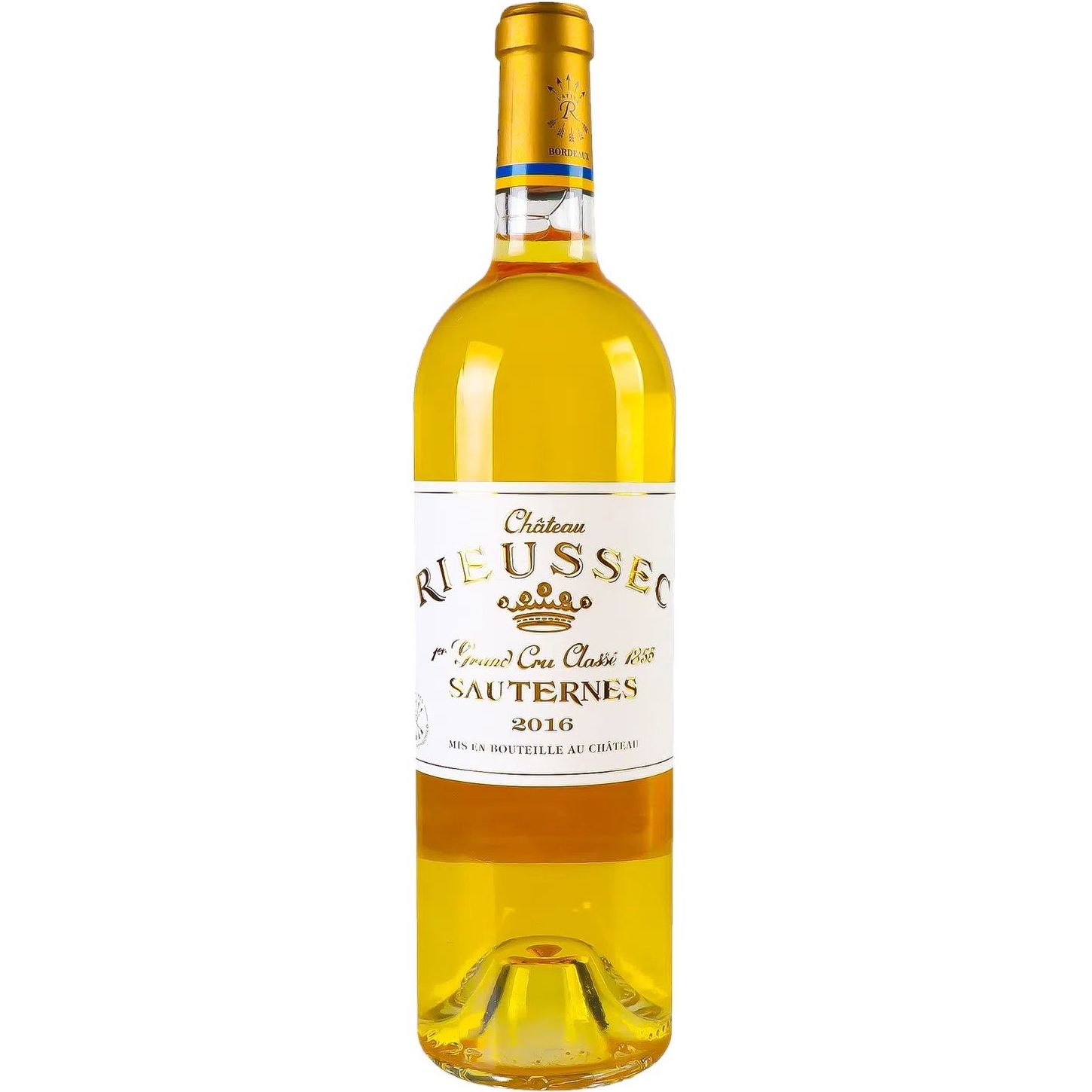 Вино Chateau Rieussec Sauternes AOC Grand Cru Classe 2016 белое сладкое 0.75 л - фото 1