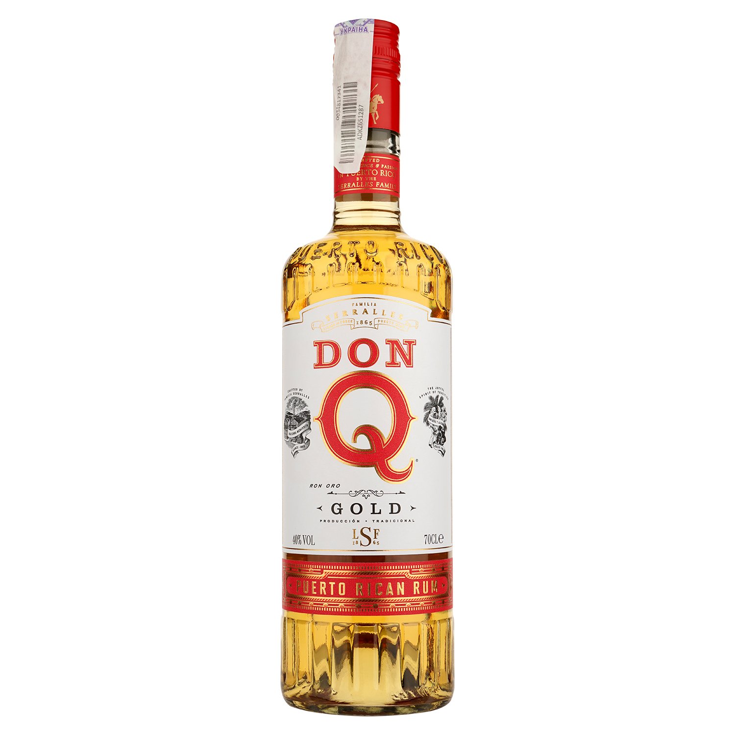 Ром Don Q Gold, 40%, 0,7 л - фото 1