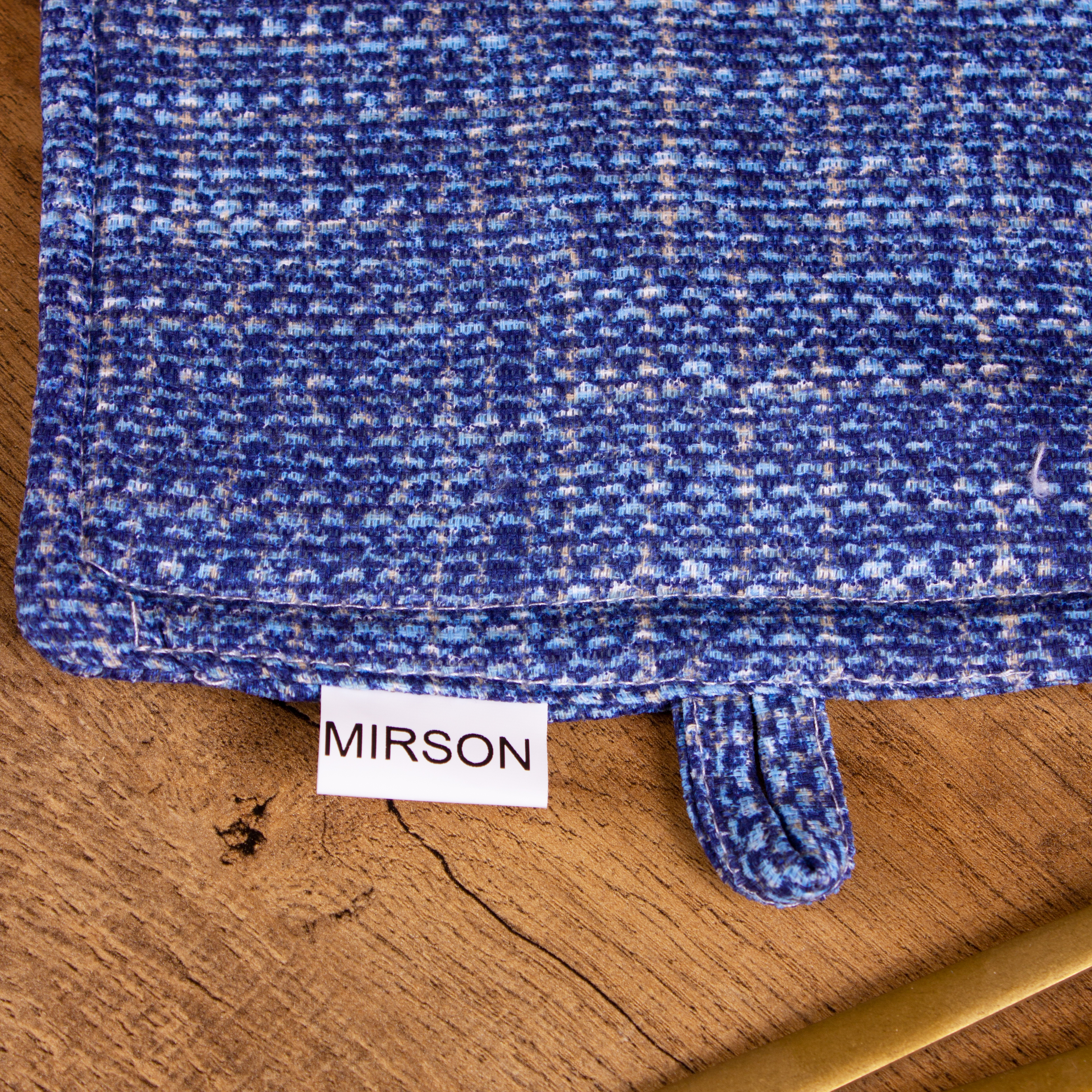 Прихватка MirSon №209 Blue binding, 17х17 см, темно-синя (2200006754138) - фото 2