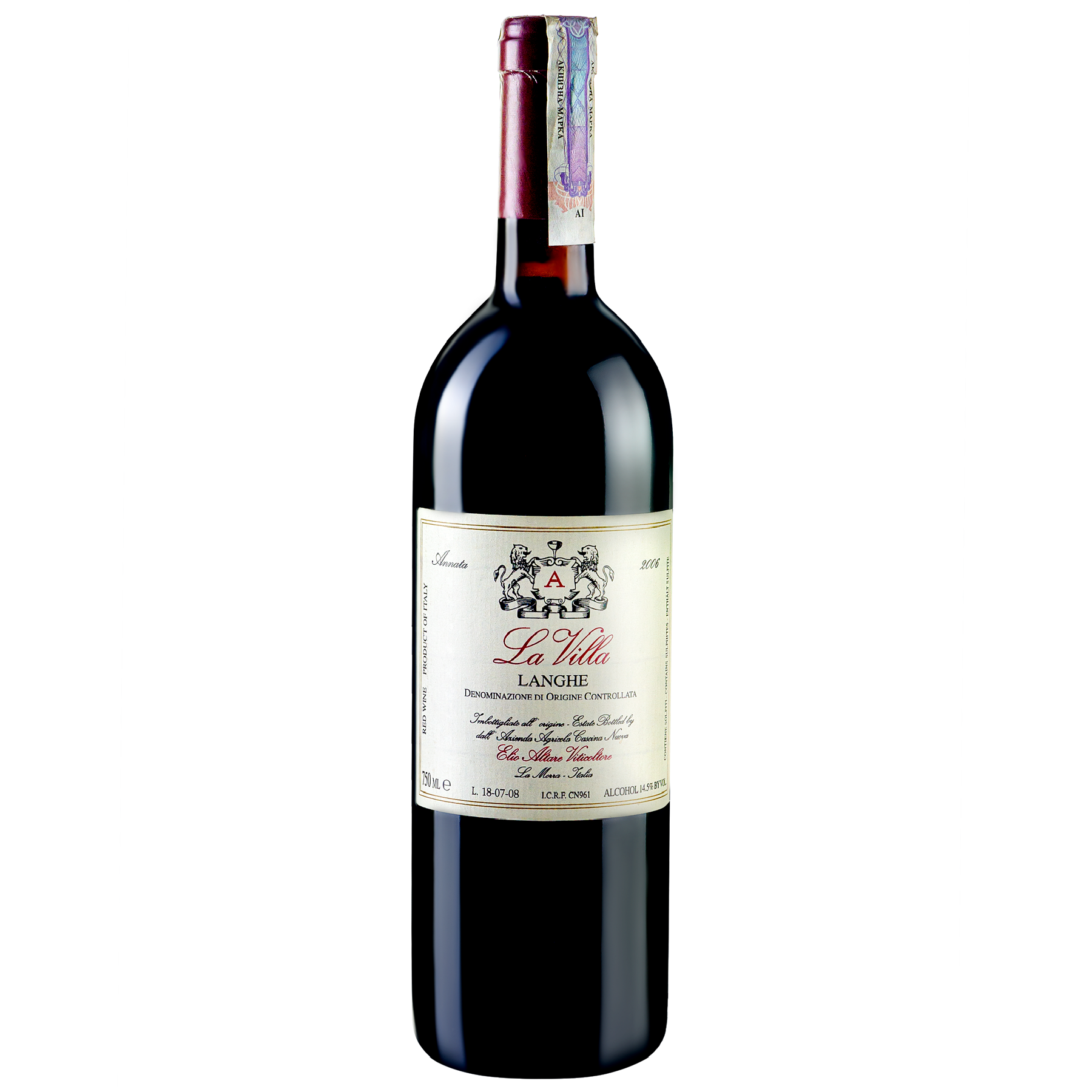 Вино Elio Altare Langhe Rosso La Villa, червоне, сухе, 14,5%, 0,75 л - фото 1