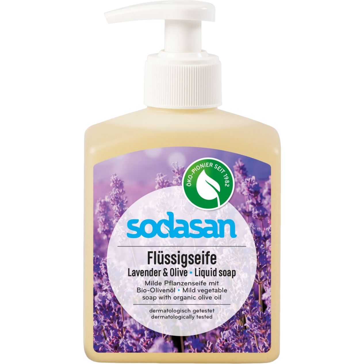 Органическое жидкое мыло Sodasan Lavender-Olive 300 мл - фото 1
