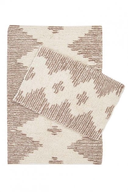 Набір килимків Irya Mistic kahve, 90х60 см і 60х40 см, бежевий (svt-2000022296458) - фото 2