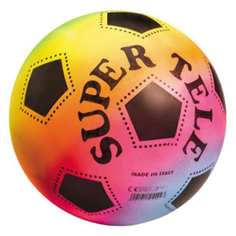 Футбольний м'яч Mondo Supertele Rainbow, 23 см (04602) - фото 1