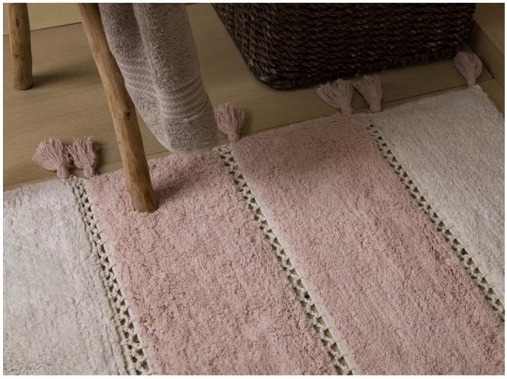 Набор ковриков Irya Venus rose, 90х60 см и 60х40 см, розовый (svt-2000022264631) - фото 3