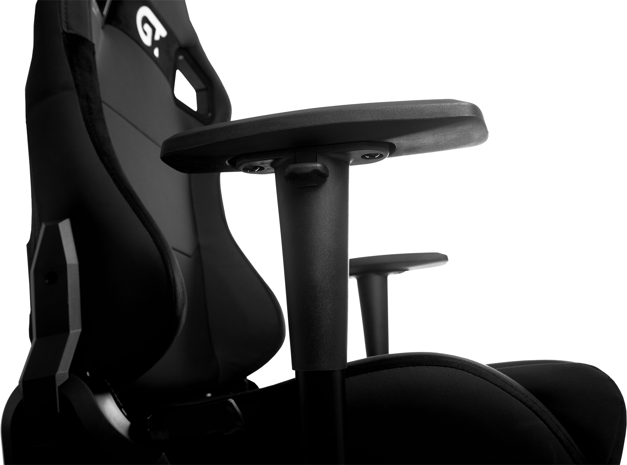 Геймерское кресло GT Racer черное (X-5108 Black) - фото 12