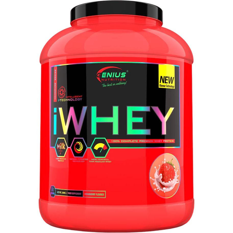 Протеїн Genius Nutrition iWhey Strawberry 2 кг - фото 1