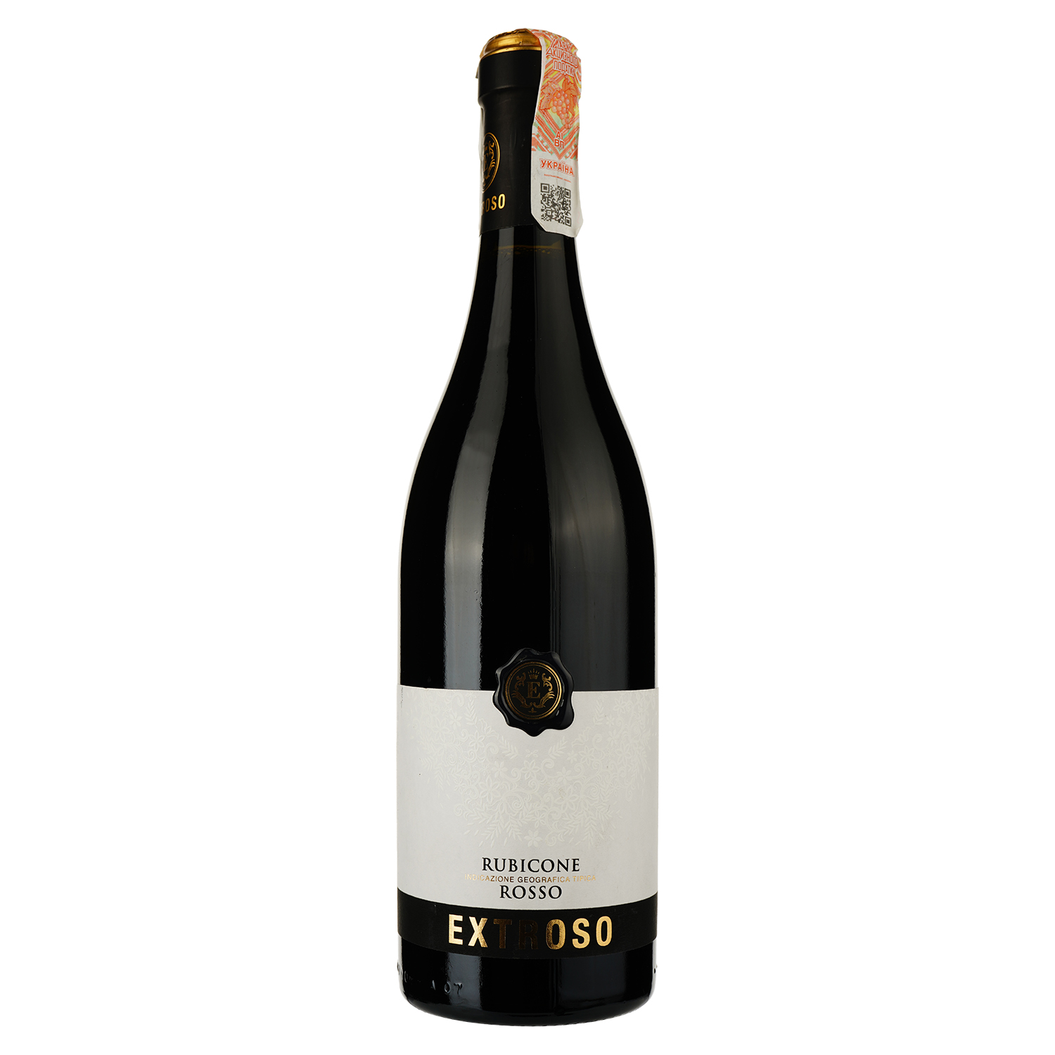 Вино Extroso Rubicone IGP Rosso, червоне, сухе, 14%, 0,75 л - фото 1