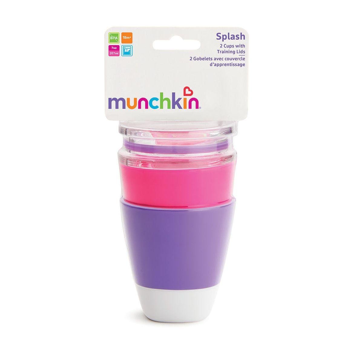 Набір стаканчиків Munchkin Splash, рожевий з фіолетовим, 2 шт. (11425.01) - фото 1