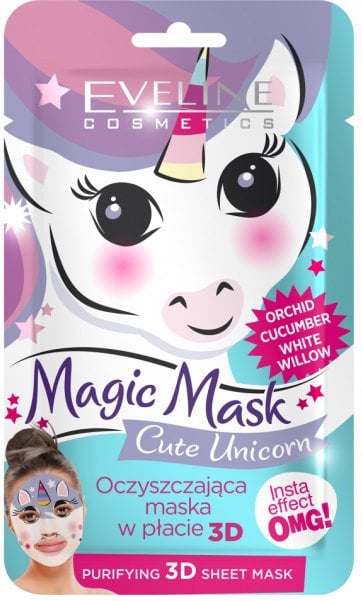 Очищувальна тканинна маска Eveline Magic Mask, 1 шт. (MJDMASKJEDN) - фото 1