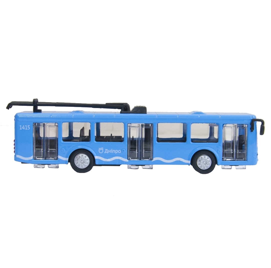 Модель Technopark Тролейбус Дніпро, синій (SB-16-65WB (DNEPR)) - фото 6