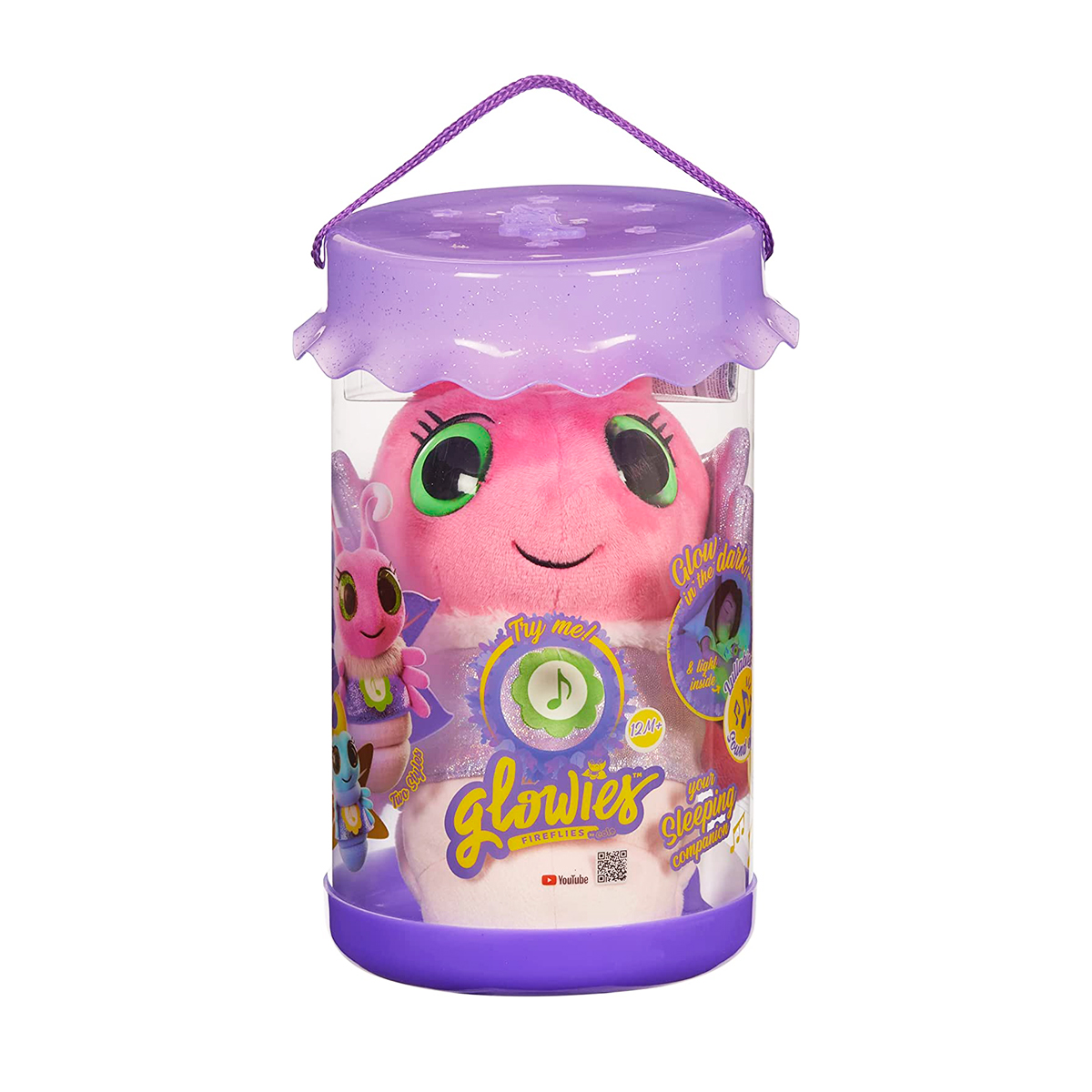 Интерактивная мягкая игрушка Glowies, светлячек, розовый (GW001) - фото 2
