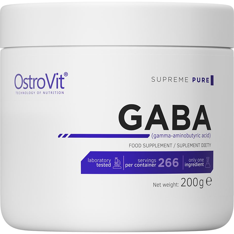 Аминокислота OstroVit Supreme Pure GABA 200 г - фото 1