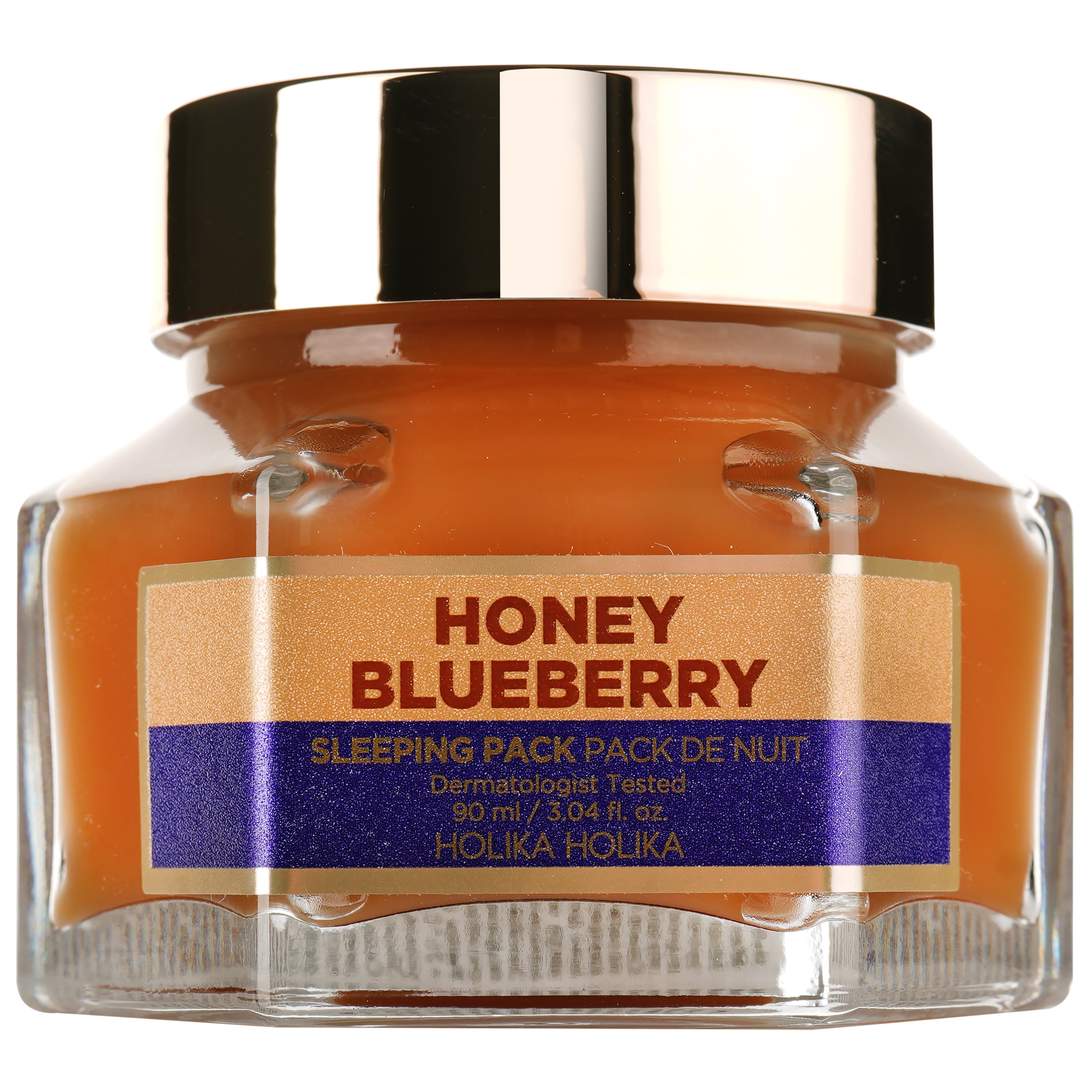 Ночная маска Holika Holika Honey Sleeping Pack Blueberry Honey Мед и голубика, 90 мл - фото 1