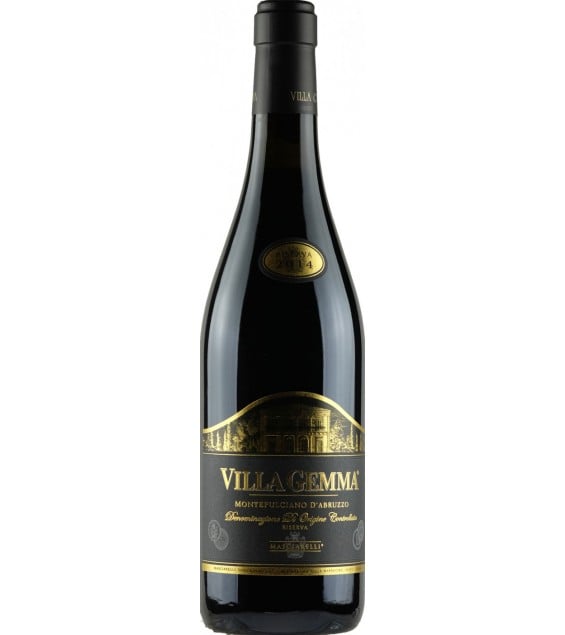 Вино Masciarelli Montepulciano d'Abruzzo DOC Reserva Villa Gemma, красное, сухое, 14,5%, 0,75 л - фото 1