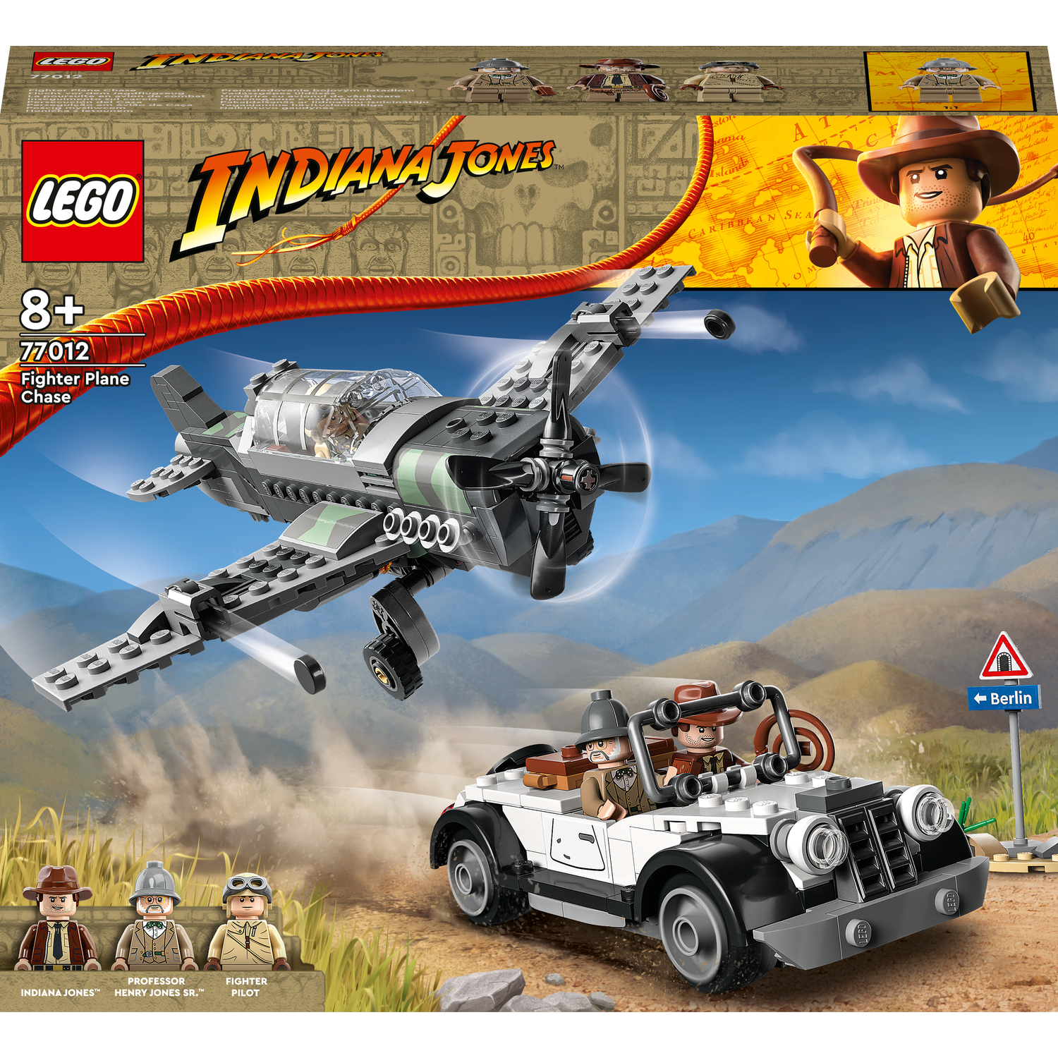 Конструктор LEGO Indiana Jones Переслідування на винищувачі, 387 деталей (77012) - фото 1