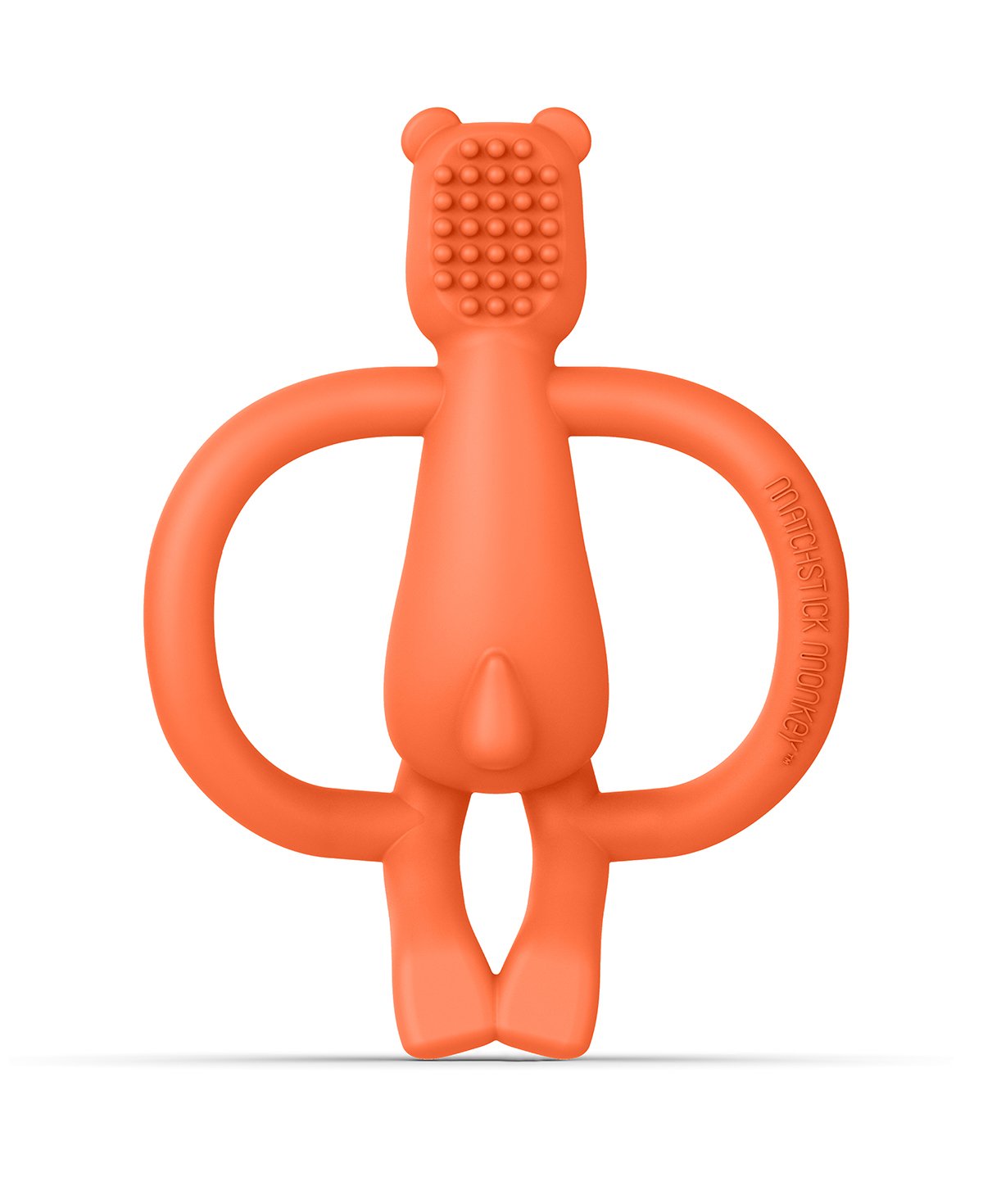 Іграшка-прорізувач Matchstick Monkey Ведмідь, 11 см, помаранчева (MM-B-001) - фото 3