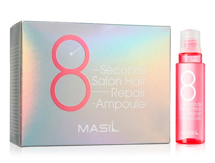Протеиновая маска-филлер для поврежденных волос Masil 8 Seconds Salon Hair Repair Ampoule, 10 шт. х 15 мл - фото 3