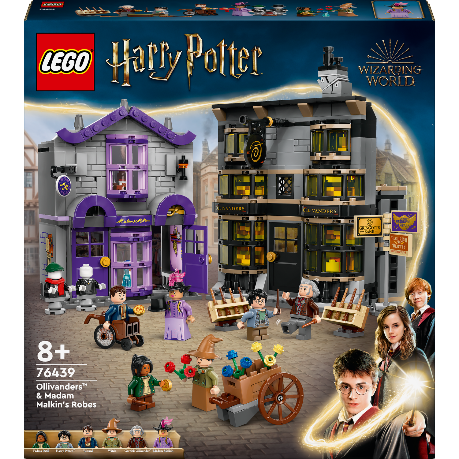 Конструктор LEGO Harry Potter Магазины Оливандера и мантий от Мадам Малкин 744 детали (76439) - фото 1