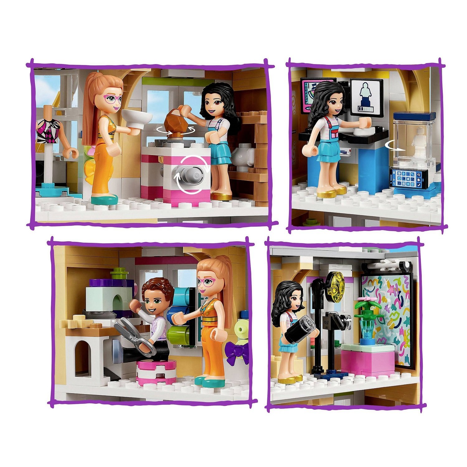 Конструктор LEGO Friends Художественная школа Эммы, 844 детали (41711) - фото 6