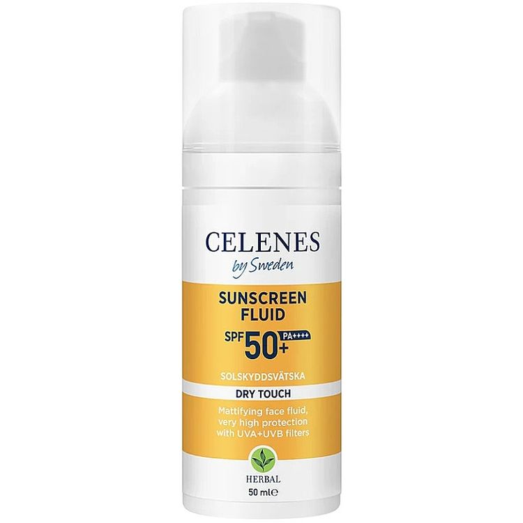 Сонцезахисний флюїд Celenes Dry Touch SPF 50+, 50 мл - фото 1