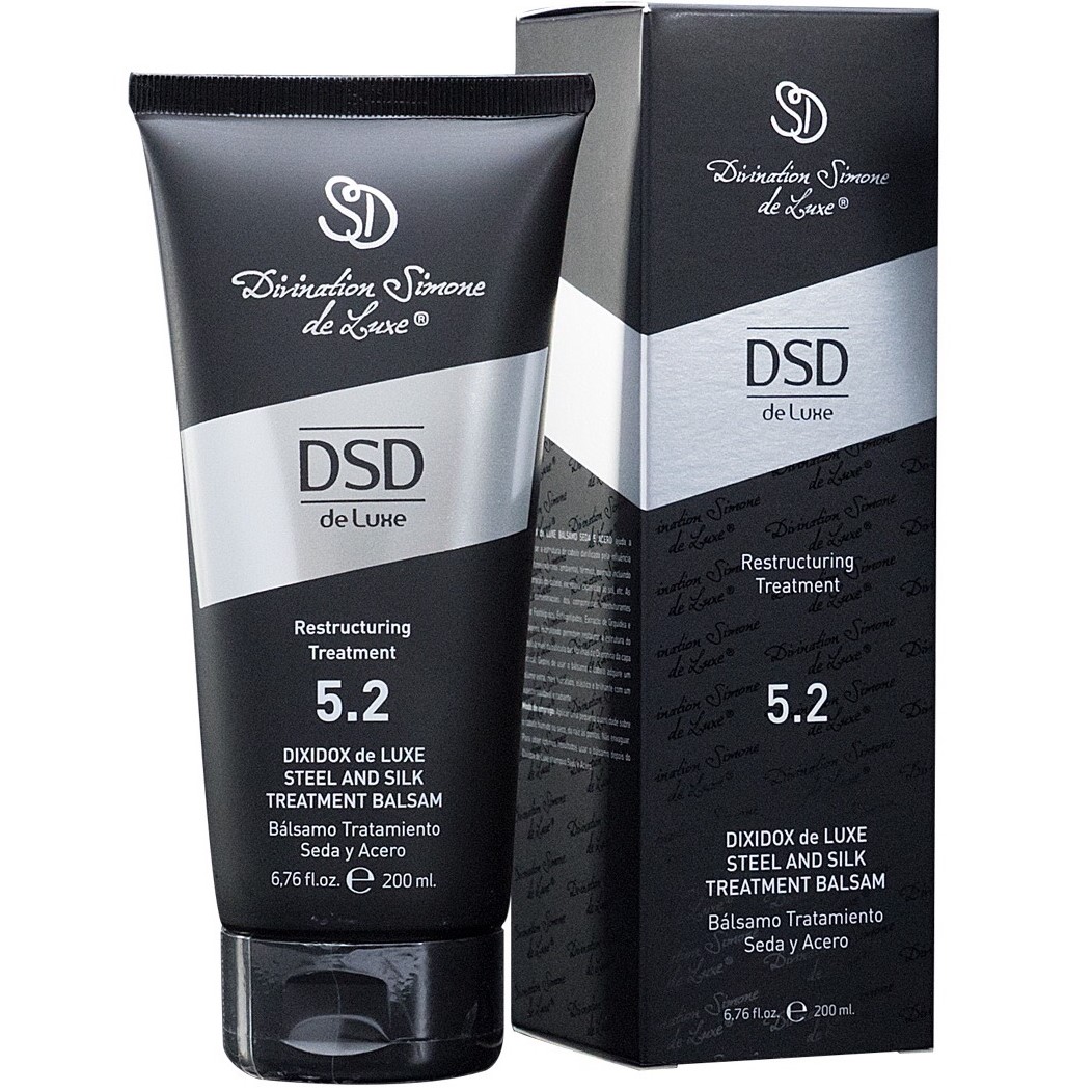 Восстанавливающий бальзам DSD De Luxe 5.2 Steel and Silk Treatment Balsam, 200 мл - фото 1