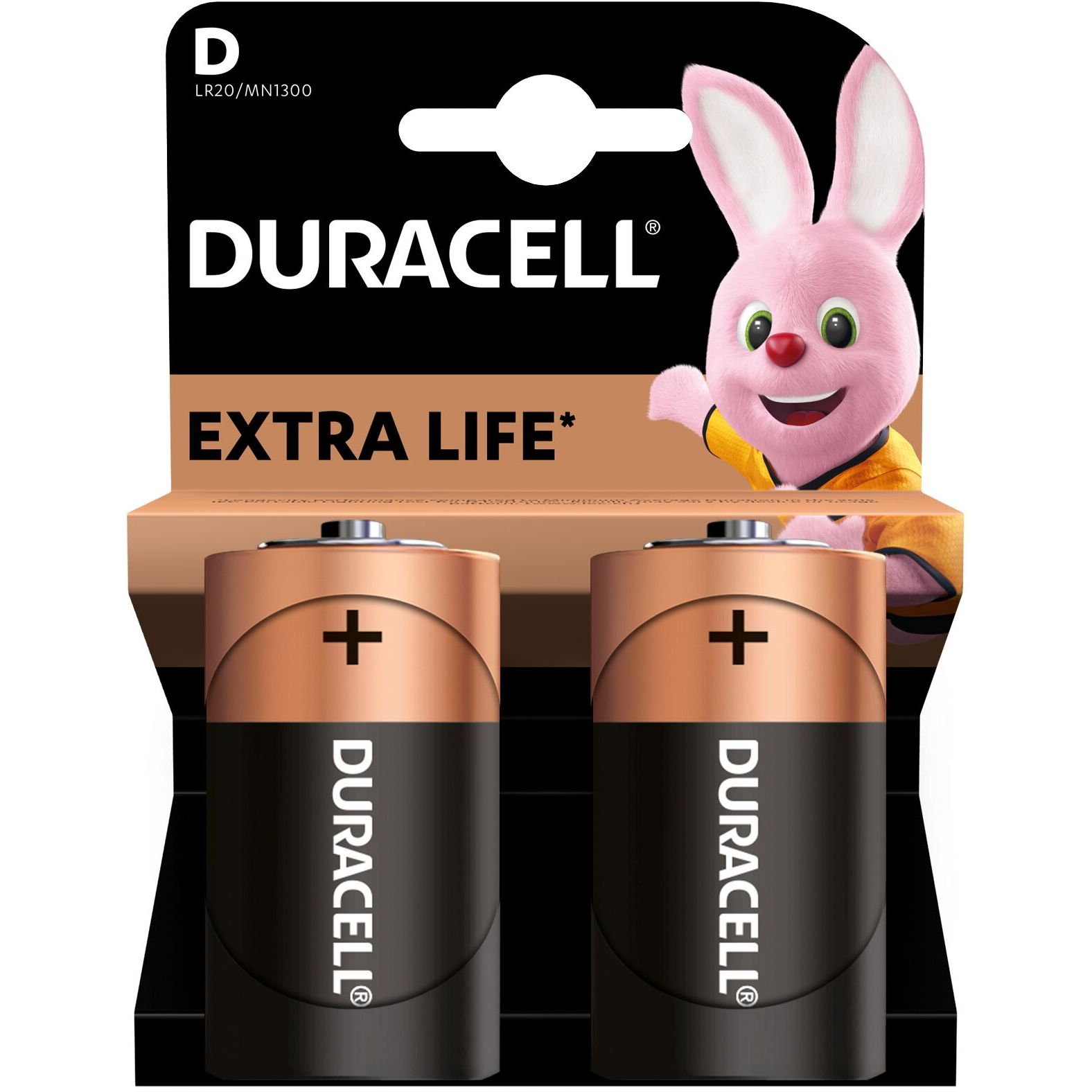 Лужні батарейки Duracell 1.5 V D LR20/MN1300, 2 шт. (706010) - фото 2