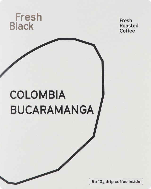 Дріп-кава Fresh Black Colombia Bucaramanga set, 50 г (5 шт. по 10 г) (912550) - фото 1