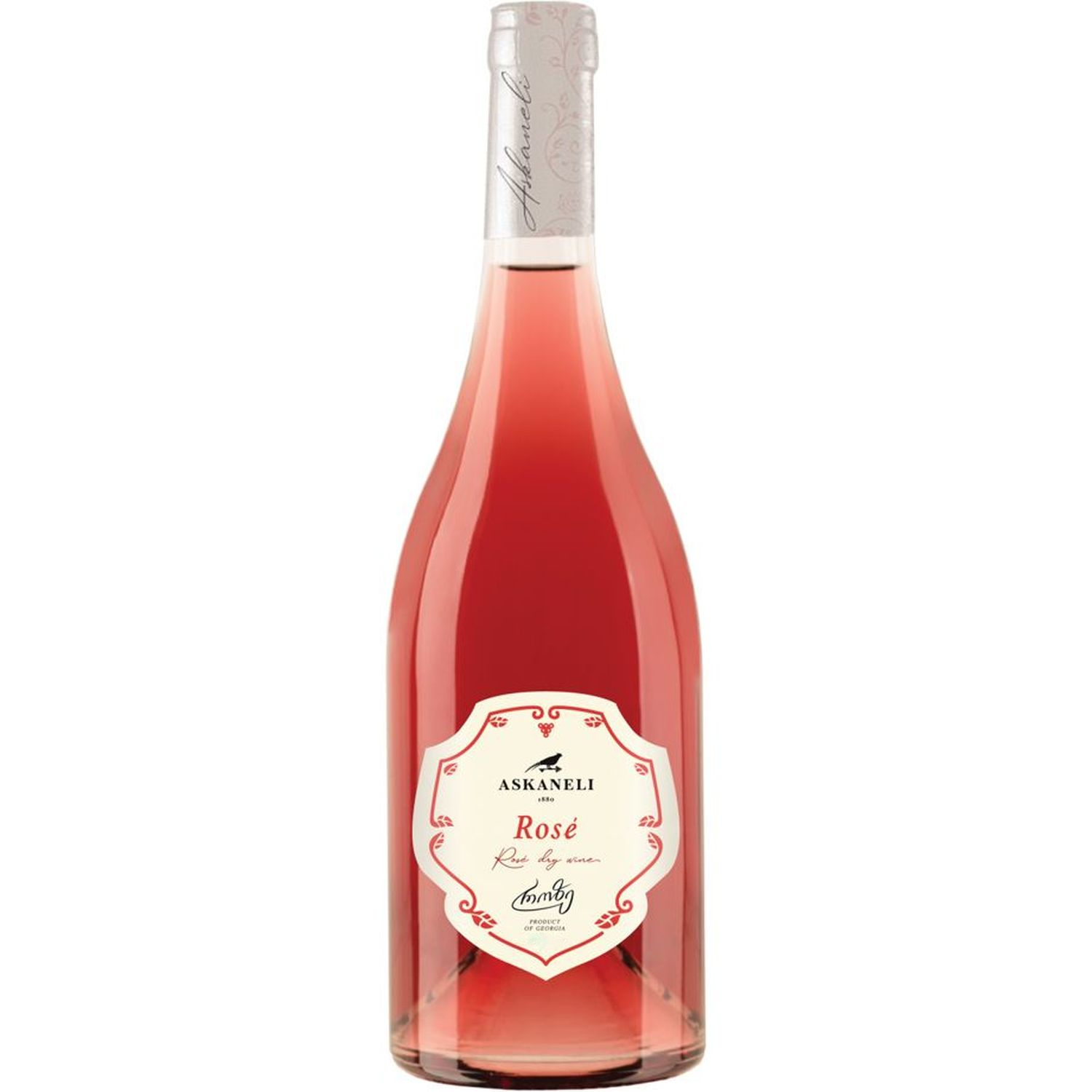 Вино Askaneli Saperavi Rose, рожеве, сухе, 0,75 л - фото 1