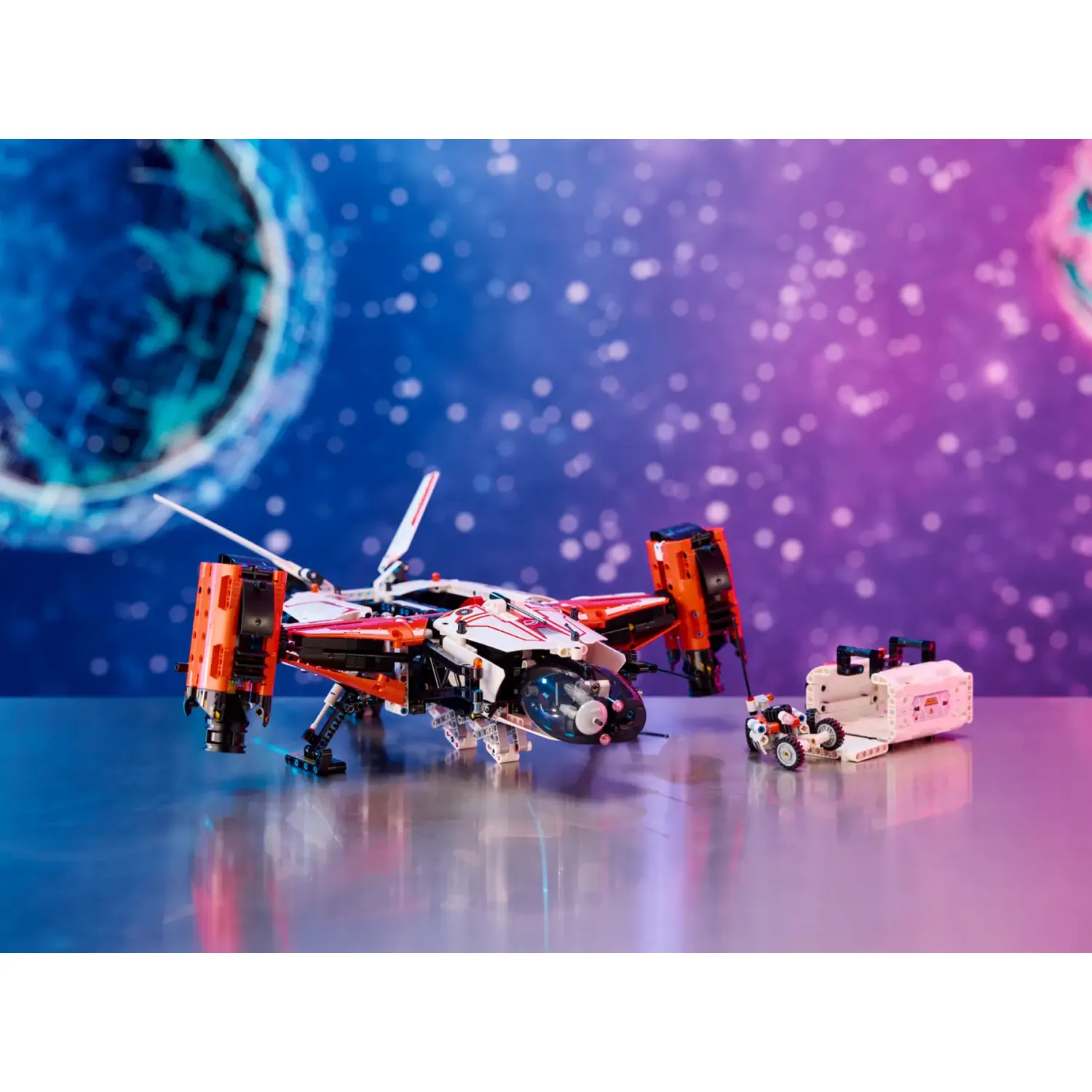 Конструктор LEGO Technic Вантажний космічний корабель VTOL LT81, 1365 деталей (42181) - фото 9