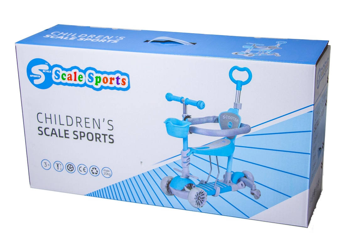 Самокат Scale Sports Smart 5 в 1 Розовый 000283585 - фото 2