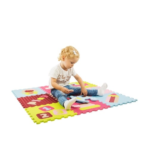 Игровой коврик-пазл Baby Great Интересные игрушки, 92х92 см (GB-M1707) - фото 5