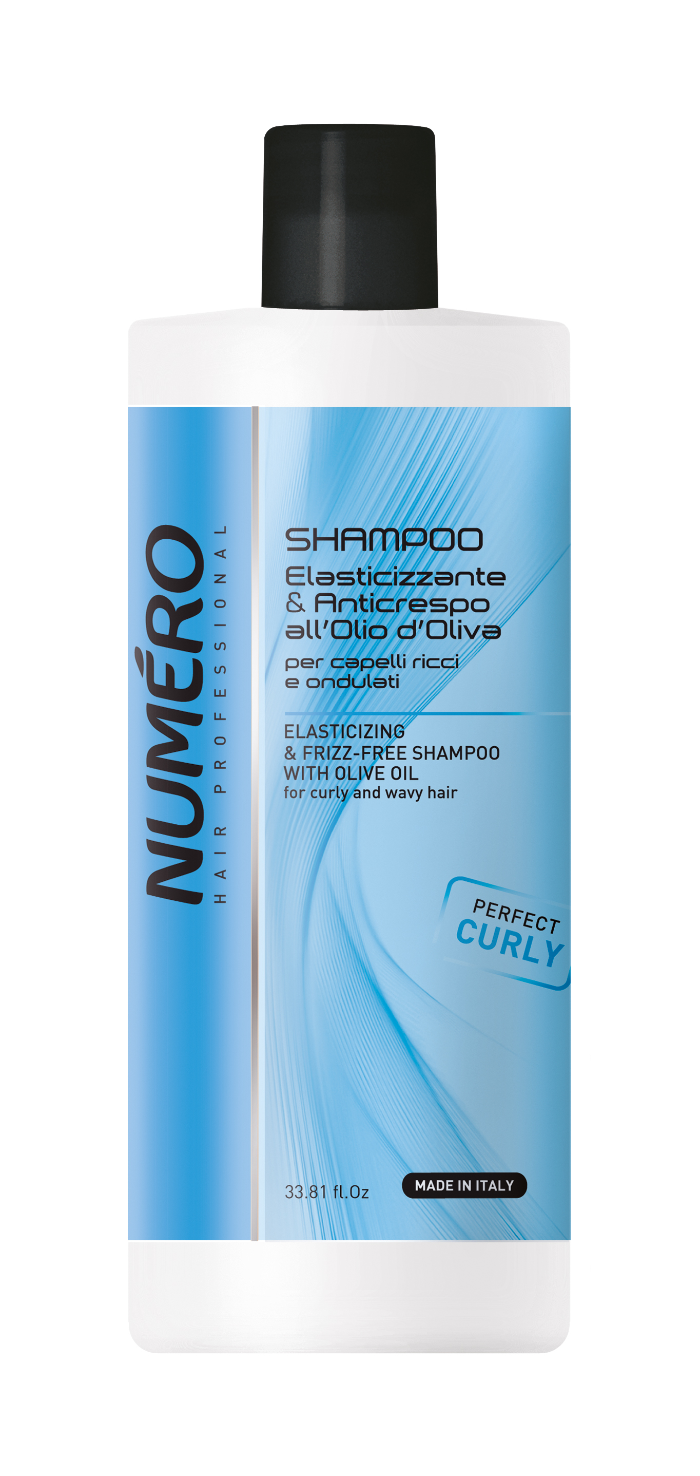 Шампунь Numero Perfect Curly для кучерявого волосся з оливковою олією, 1000 мл - фото 1
